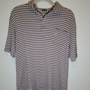 Johnnie-O striped polo shirt